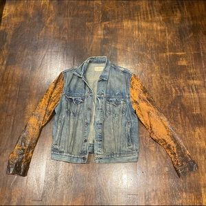 Ralph Lauren Denium & Supply  Distressed Jacket L